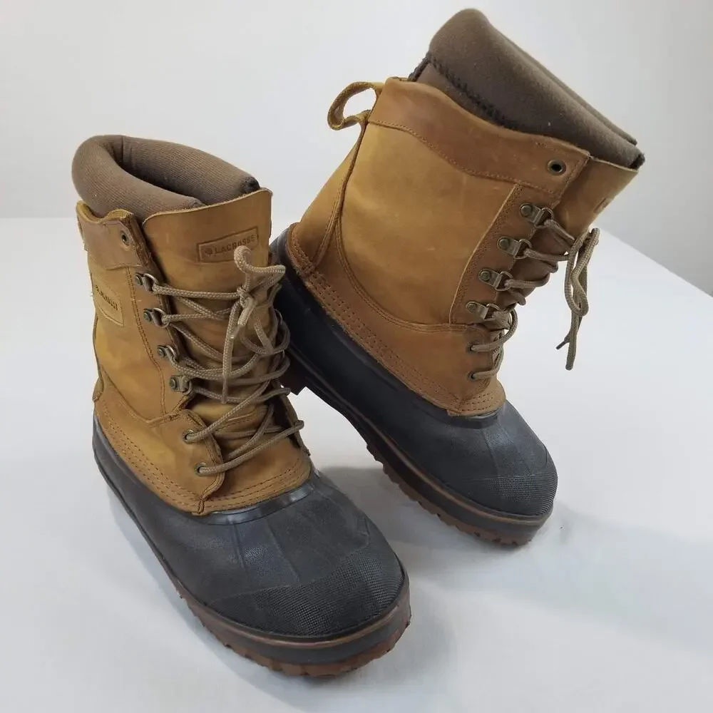 LaCrosse Ice King Boots Mens Size 9 Brown 10